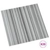 Tarimas Autoadhesivas 20 Piezas Pvc 1,86 M² Gris Claro Vidaxl