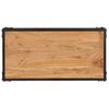 Mesa De Centro De Madera Maciza Acacia 90x45x35 Cm Vidaxl