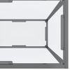 Mesa Consola Transparente Vidrio Templado 140x35x75,5 Cm Vidaxl