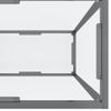 Mesa Consola Vidrio Templado Transparente 160x35x75,5 Cm Vidaxl