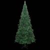 Árbol De Navidad Artificial Con Luces Y Bolas Verde 240 Cm Vidaxl