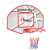 Set De Canasta Baloncesto De Pared 5 Pzas 66x44,5 Cm Vidaxl