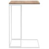 Mesa Auxiliar De Madera Contrachapada Blanco 40x30x59 Cm Vidaxl