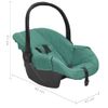 Sillita De Coche Para Bebés Verde 42x65x57 Cm Vidaxl