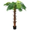 Palmera Cycas Artificial Con Macetero 160 Cm Verde Vidaxl