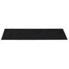 Alfombrilla Autoadhesiva Escalera 15 Uds Negro 60x25 Cm Vidaxl