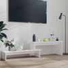 Mueble Para Tv Madera Contrachapada Blanco 180x30x43 Cm Vidaxl