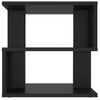 Mesa Auxiliar De Madera Contrachapada Negro 40x40x40 Cm Vidaxl