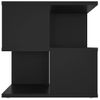 Mesa Auxiliar De Madera Contrachapada Negro 40x40x40 Cm Vidaxl