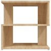 Mesa Auxiliar De Madera Contrachapada Roble Sonoma 40x40x40 Cm Vidaxl