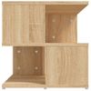 Mesa Auxiliar De Madera Contrachapada Roble Sonoma 40x40x40 Cm Vidaxl