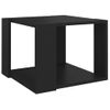 Mesa De Centro De Madera Contrachapada Negro 40x40x30 Cm Vidaxl