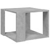 Mesa De Centro Madera Contrachapada Gris Hormigón 40x40x30 Cm Vidaxl