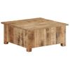 Mesa De Centro De Madera Maciza De Mango 67x67x30 Cm Vidaxl