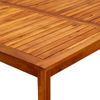 Mesa De Centro De Jardín Madera Maciza De Acacia 110x110x45 Cm Vidaxl