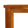 Mesa Consola De Jardín Madera Maciza De Acacia 80x35x75 Cm Vidaxl