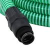 Manguera De Succión Con Conectores De Pvc Pvc Verde 26 Mm 4 M Vidaxl