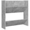 Zapateros De Pared 4 Uds Contrachapada Gris Hormigón 60x18x60cm Vidaxl