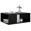 Mesa De Centro Madera Contrachapada Negro 90x67x33 Cm Vidaxl