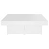 Mesa De Centro Madera Contrachapada Blanco 90x90x28 Cm Vidaxl