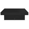 Mesa De Centro Madera Contrachapada Negro 90x90x28 Cm Vidaxl