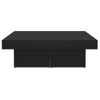 Mesa De Centro Madera Contrachapada Negro 90x90x28 Cm Vidaxl