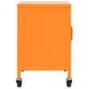 Armario De Almacenamiento Acero Naranja 60x35x56 Cm Vidaxl