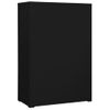 Armario Archivador De Acero Negro 90x46x134 Cm Vidaxl