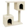 Rascador Para Gatos Con Postes De Sisal 60 Cm Crema Vidaxl