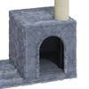 Rascador Para Gatos Con Postes De Sisal Gris Claro 70 Cm Vidaxl