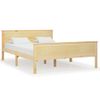 Estructura De Cama Madera Maciza De Pino 140x200 Cm Vidaxl