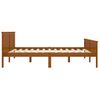 Estructura De Cama Madera Maciza Pino Marrón Miel 180x200 Cm Vidaxl