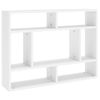 Estantería De Pared Madera Contrachapada Blanco 75x16x55 Cm Vidaxl