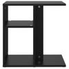 Mesa Auxiliar De Madera Contrachapada Negro 50x30x50 Cm Vidaxl