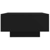 Mesa De Centro Madera Contrachapada Negro 90x60x31 Cm Vidaxl