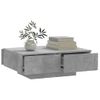 Mesa De Centro De Aglomerado Gris 90x60x31 Cm Vidaxl