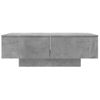 Mesa De Centro De Aglomerado Gris 90x60x31 Cm Vidaxl