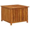 Caja De Almacenaje De Jardín Madera Maciza Acacia 75x75x58 Cm Vidaxl