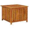 Caja De Almacenaje De Jardín Madera Maciza Acacia 75x75x58 Cm Vidaxl