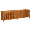 Caja De Almacenaje De Jardín Madera Maciza Acacia 200x50x58 Cm Vidaxl