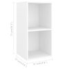 Muebles De Pared Para Tv 4 Uds Madera Contrachapada Blanco Vidaxl