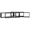 Estantes Cubo De Pared 4 Uds Contrachapado Negro 80x15x26,5 Cm Vidaxl