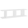 Estantes De Pared 2 Uds Madera Contrachapada Blanco 75x18x20 Cm Vidaxl