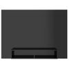 Mueble Tv De Pared Contrachapado Negro Brillante 135x23,5x90 Cm Vidaxl