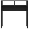 Mesa Consola De Madera Contrachapada Negro 78x30x80 Cm Vidaxl