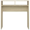 Mesa Consola Madera Contrachapada Roble Sonoma 78x30x80 Cm Vidaxl