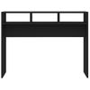 Mesa Consola Madera Contrachapada Negro 105x30x80 Cm Vidaxl