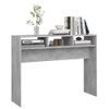 Mesa Consola De Aglomerado Gris Hormigón 105x30x80 Cm Vidaxl