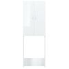 Armario Para Lavadora Blanco Brillo 64x25,5x190 Cm Vidaxl