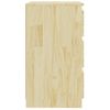 Mesita De Noche Madera Maciza De Pino 60x36x64 Cm Vidaxl